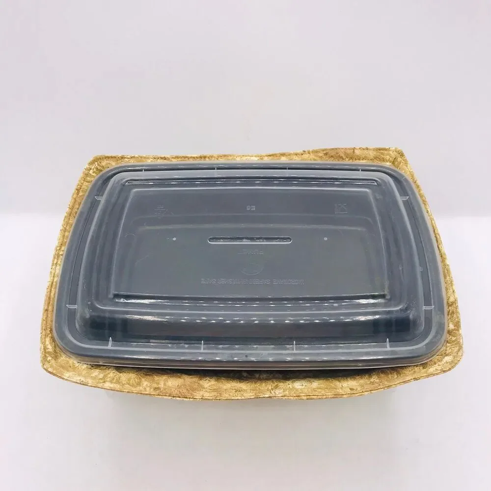 Reversible Microwave Cozie For Takeout Containers Cottage Floral Neutral Tans